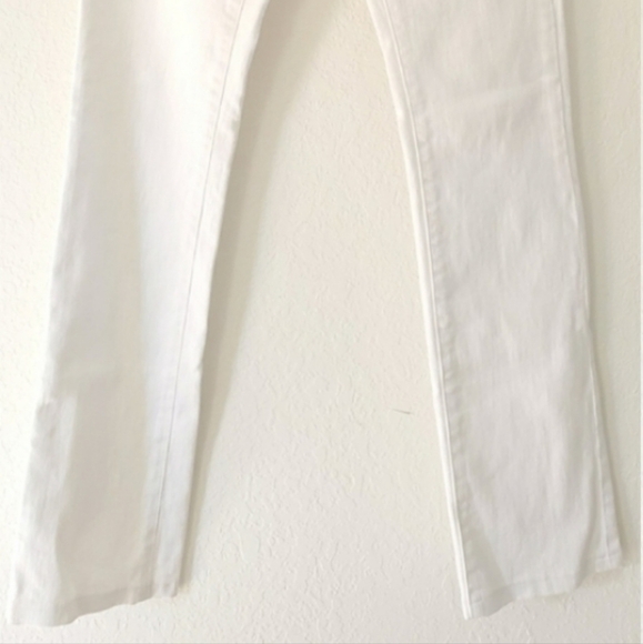 AG Adriano Goldschmied The Ballad Slim Bootcut jeans in white Size 28 - Picture 5 of 8